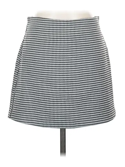 Pre-owned Mng Casual Skirt In Gray