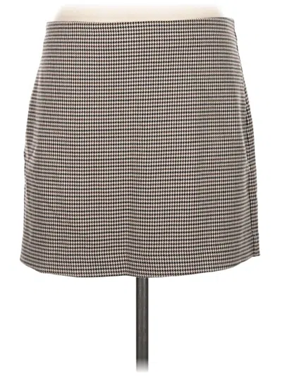 Pre-owned Mng Casual Skirt In Gray