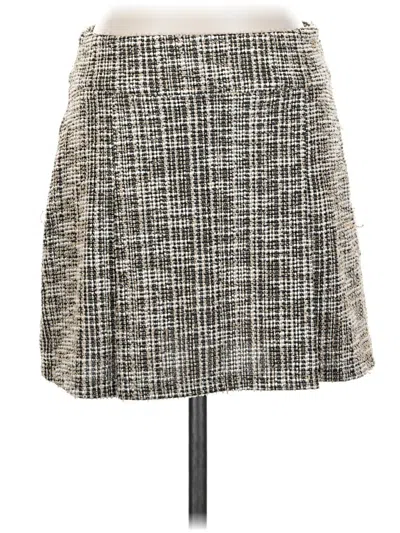 Pre-owned Mng Casual Skirt In Gray