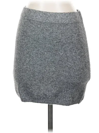 Mng Casual Skirt In Gray