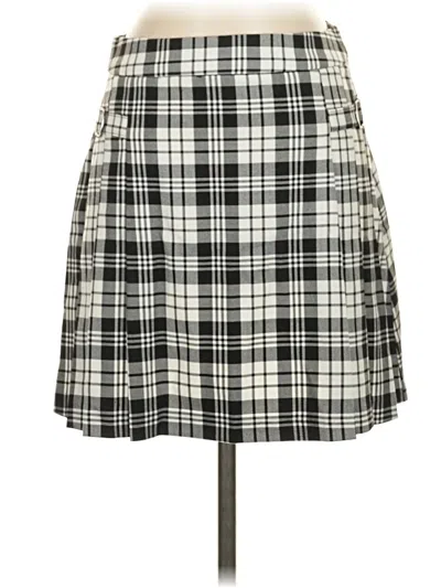 Pre-owned Mng Casual Skirt In Gray
