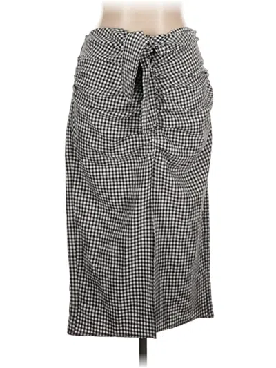 Pre-owned Mng Casual Skirt In Gray