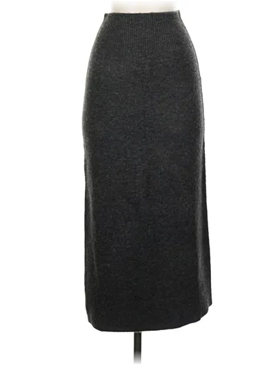 Pre-owned Mng Casual Skirt In Gray
