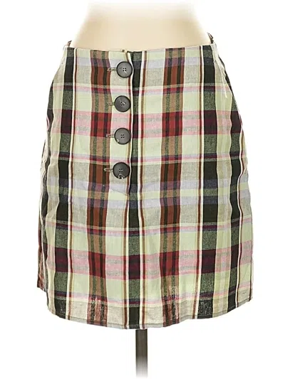 Pre-owned Mng Casual Skirt In Green