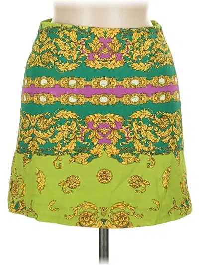Pre-owned Mng Casual Skirt In Green