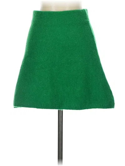 Pre-owned Mng Casual Skirt In Green