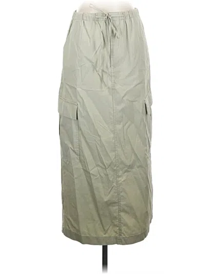 Pre-owned Mng Casual Skirt In Green