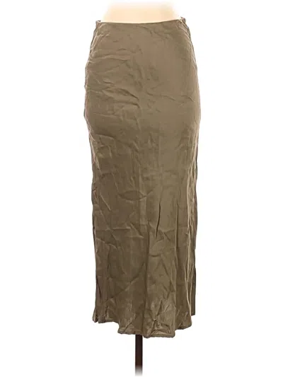 Pre-owned Mng Casual Skirt In Green