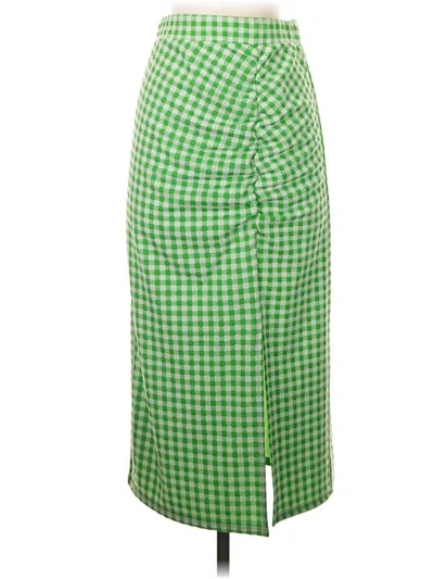 Pre-owned Mng Casual Skirt In Green