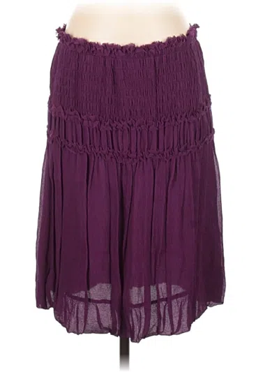 Pre-owned Mng Casual Skirt In Purple