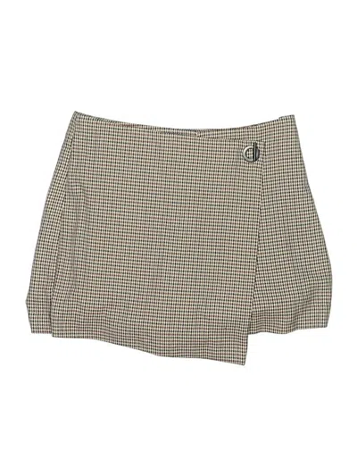 Pre-owned Mng Casual Skirt In Tan