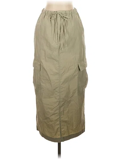 Pre-owned Mng Casual Skirt In Tan