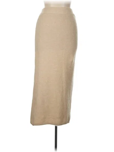 Pre-owned Mng Casual Skirt In Tan