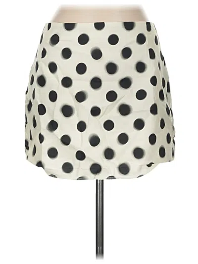 Pre-owned Mng Casual Skirt In White