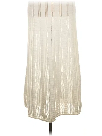Pre-owned Mng Casual Skirt In White
