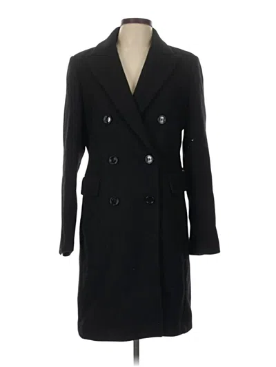 Pre-owned Mng Coat In Black
