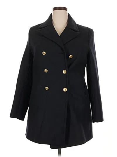 Pre-owned Mng Coat In Black