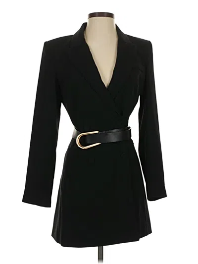Pre-owned Mng Coat In Black