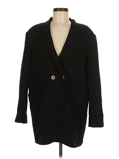 Pre-owned Mng Coat In Black