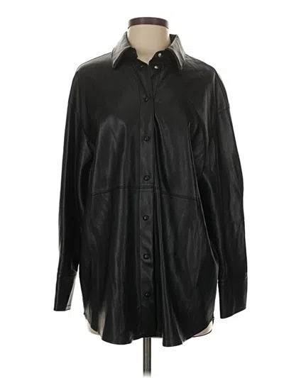 Pre-owned Mng Coat In Black