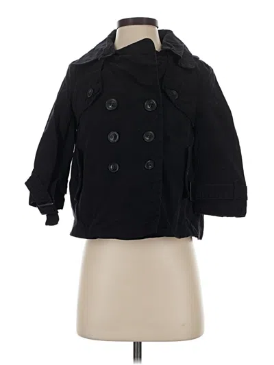 Pre-owned Mng Coat In Black