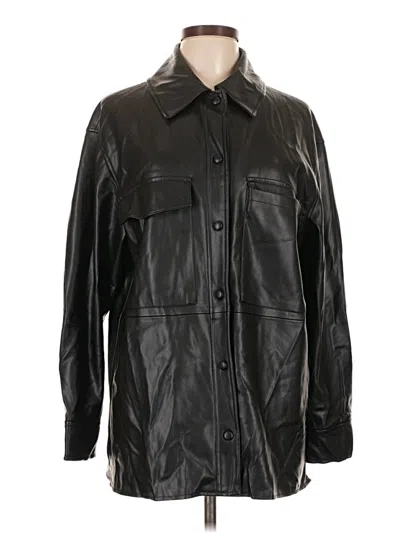Pre-owned Mng Coat In Black