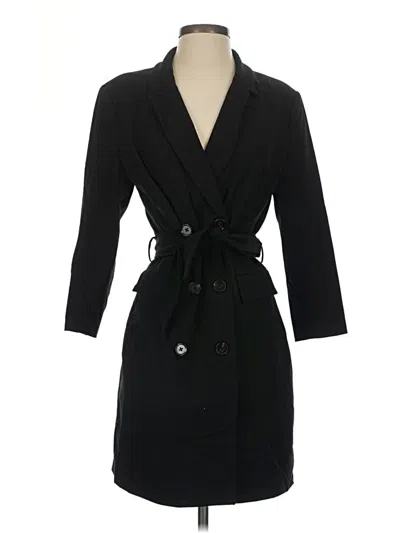 Pre-owned Mng Coat In Black