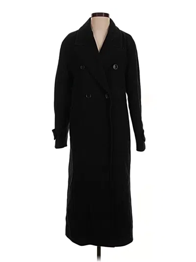 Pre-owned Mng Coat In Black
