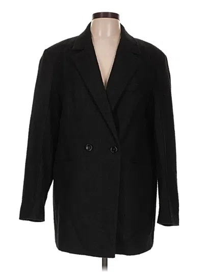 Pre-owned Mng Coat In Black