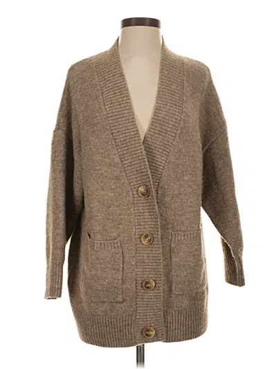 Pre-owned Mng Coat In Brown
