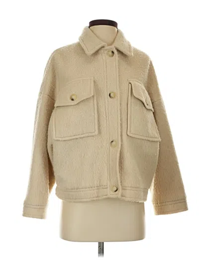 Pre-owned Mng Coat In Brown