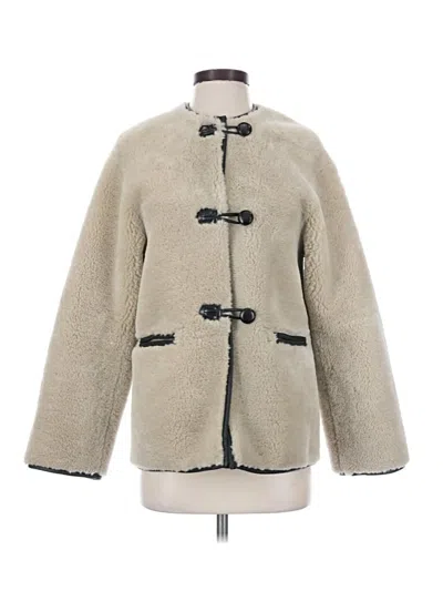 Pre-owned Mng Coat In Ivory