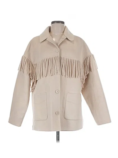 Pre-owned Mng Coat In Tan