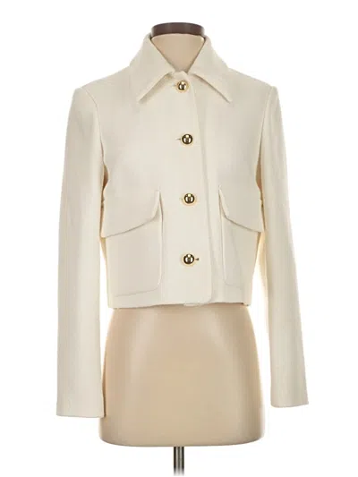 Pre-owned Mng Coat In White