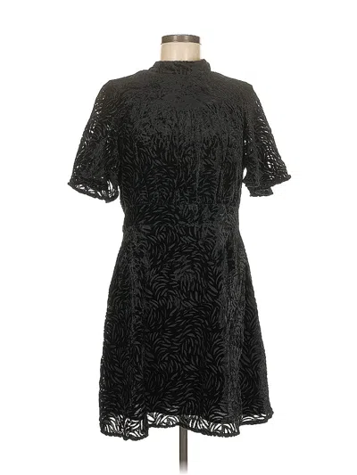 Pre-owned Mng Cocktail Dress In Black