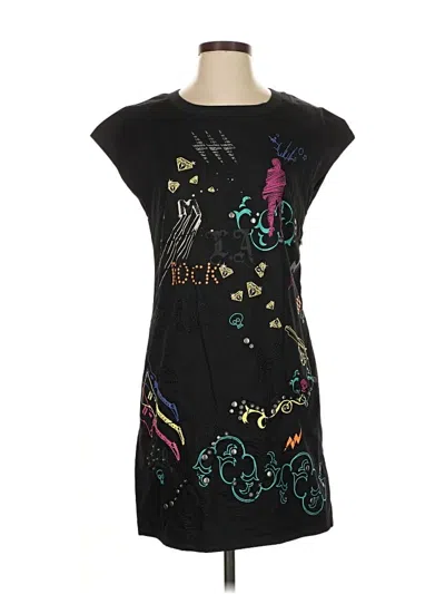 Pre-owned Mng Cocktail Dress In Black