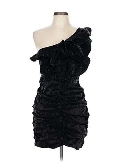 Pre-owned Mng Cocktail Dress In Black