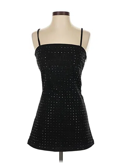 Pre-owned Mng Cocktail Dress In Black