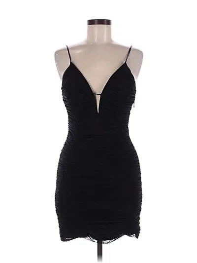 Pre-owned Mng Cocktail Dress In Black