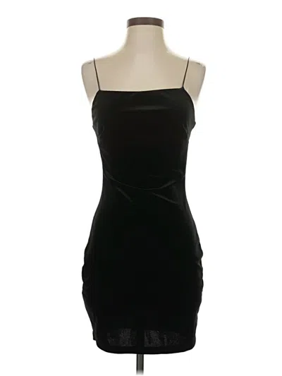 Pre-owned Mng Cocktail Dress In Black