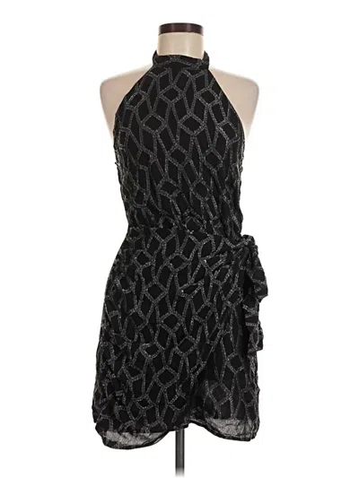 Pre-owned Mng Cocktail Dress In Black