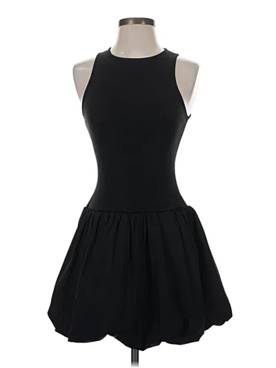 Pre-owned Mng Cocktail Dress In Black