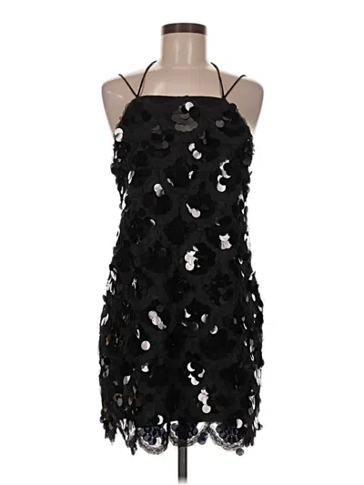 Pre-owned Mng Cocktail Dress In Black