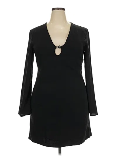 Pre-owned Mng Cocktail Dress In Black