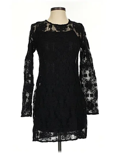 Pre-owned Mng Cocktail Dress In Black