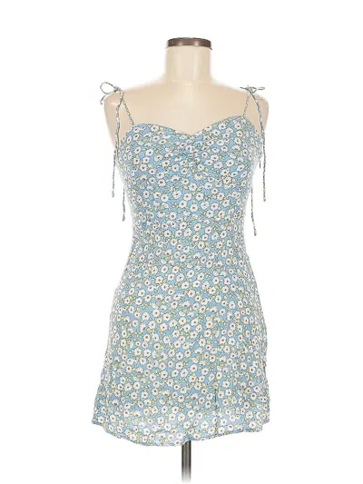 Pre-owned Mng Cocktail Dress In Blue