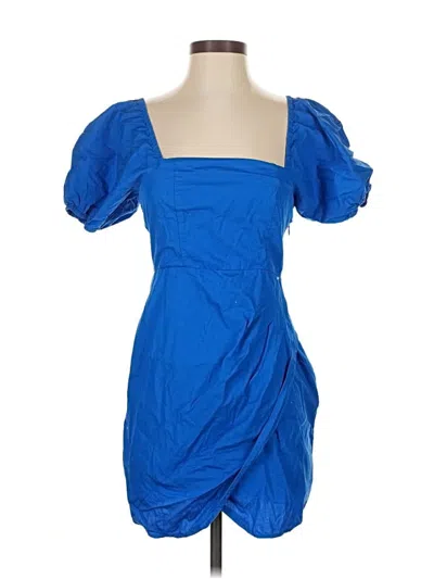 Pre-owned Mng Cocktail Dress In Blue