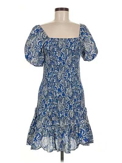 Pre-owned Mng Cocktail Dress In Blue