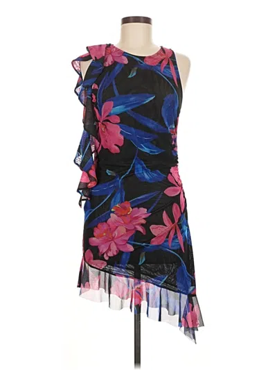 Pre-owned Mng Cocktail Dress In Blue