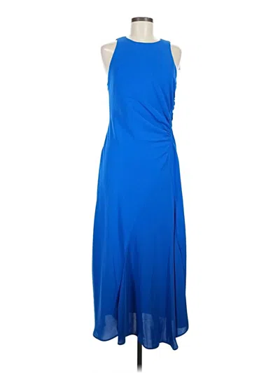 Pre-owned Mng Cocktail Dress In Blue